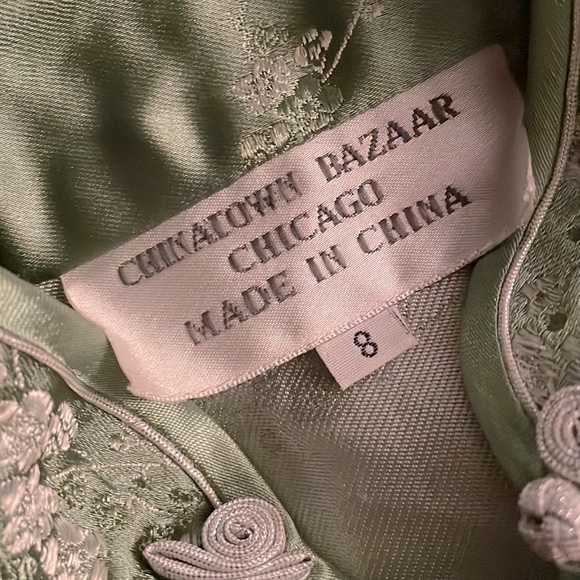 Floral Green Top from Chinatown Chicago - Picture 6 of 6